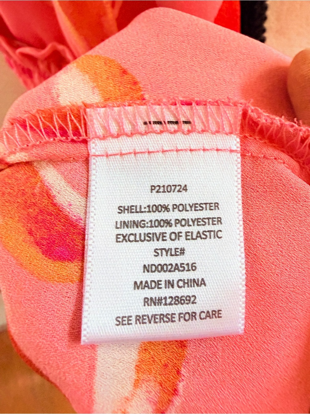 Floral Pink Halter Mini Dress - Picture 7 of 7